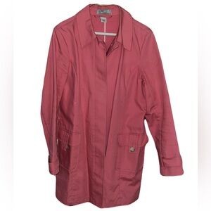 Old Navy Pink Rain Coat, Trench Coat Style